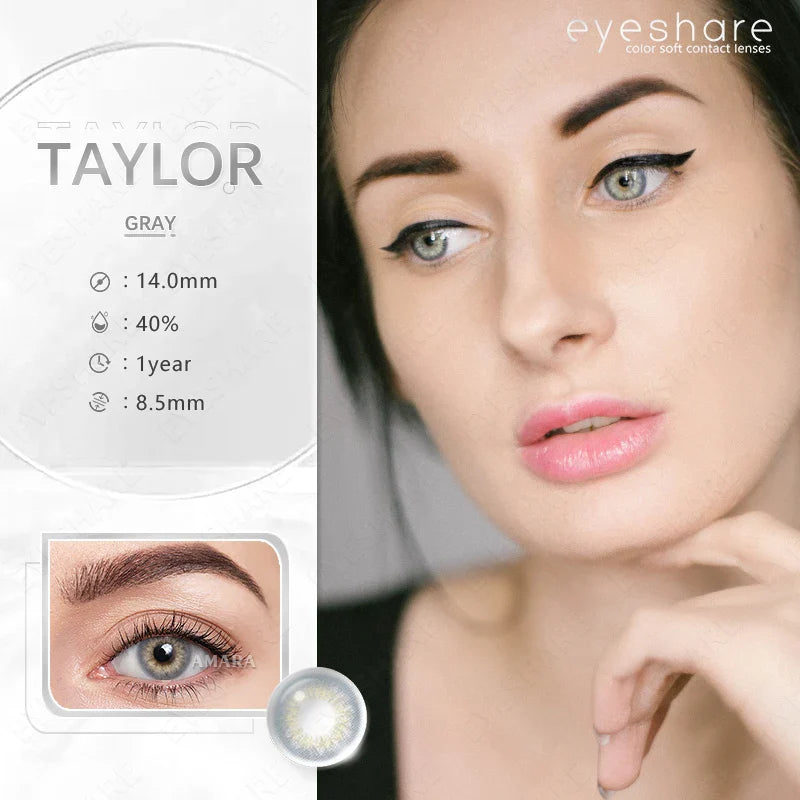 Natural Color Lens Eyes 1Pair Color Contact Lenses For Eyes Beauty Contact Lenses Eye Cosmetic Color Lens Eyes