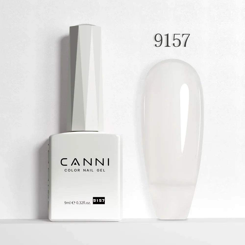 Nail Gel Polish HEMA FREE Translucent Jelly Gel Varnish Semi Transparent Super Glossy Ultra Consistency Round Shape Brush