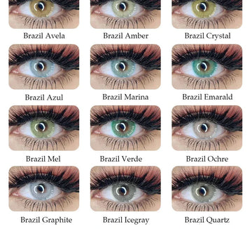 1Pair Brazil Famous Solitica Natural Color Contact lens Soft Contact Lenses Natural color Beauty pupil Yearly Used