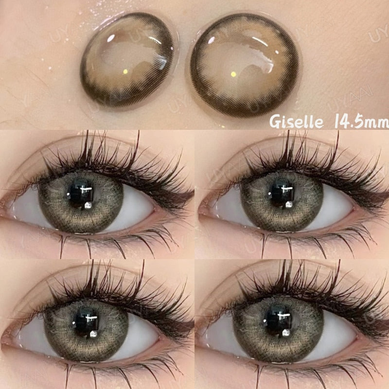 1 Pair Korean Lens Colored Contact Lenses for Eyes Natural Colorcon Brown Big Eye Lenses Blue Eye Lenses Black Lenses