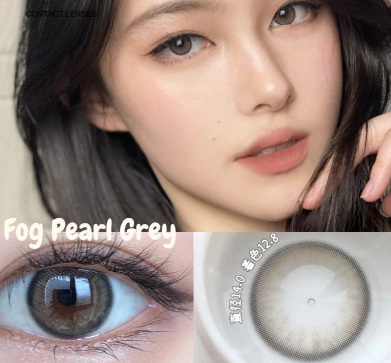 Color Contact Lenses with Diopters Color Lens Korea Big Eyes Natural Colored Eye Lenses Black Brown Fog Pearl