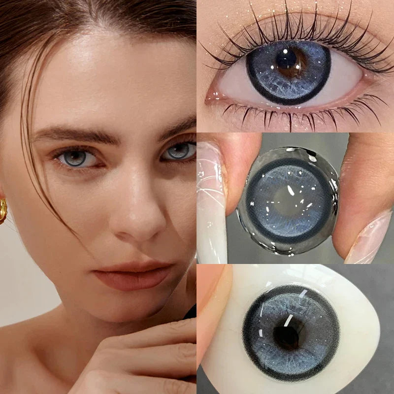 Contact Lenses for Eyes Natural Beauty Pupils Lenses Korean Brown Contacts 2PCS 1Year Fashion Green Make Up Fast Ship