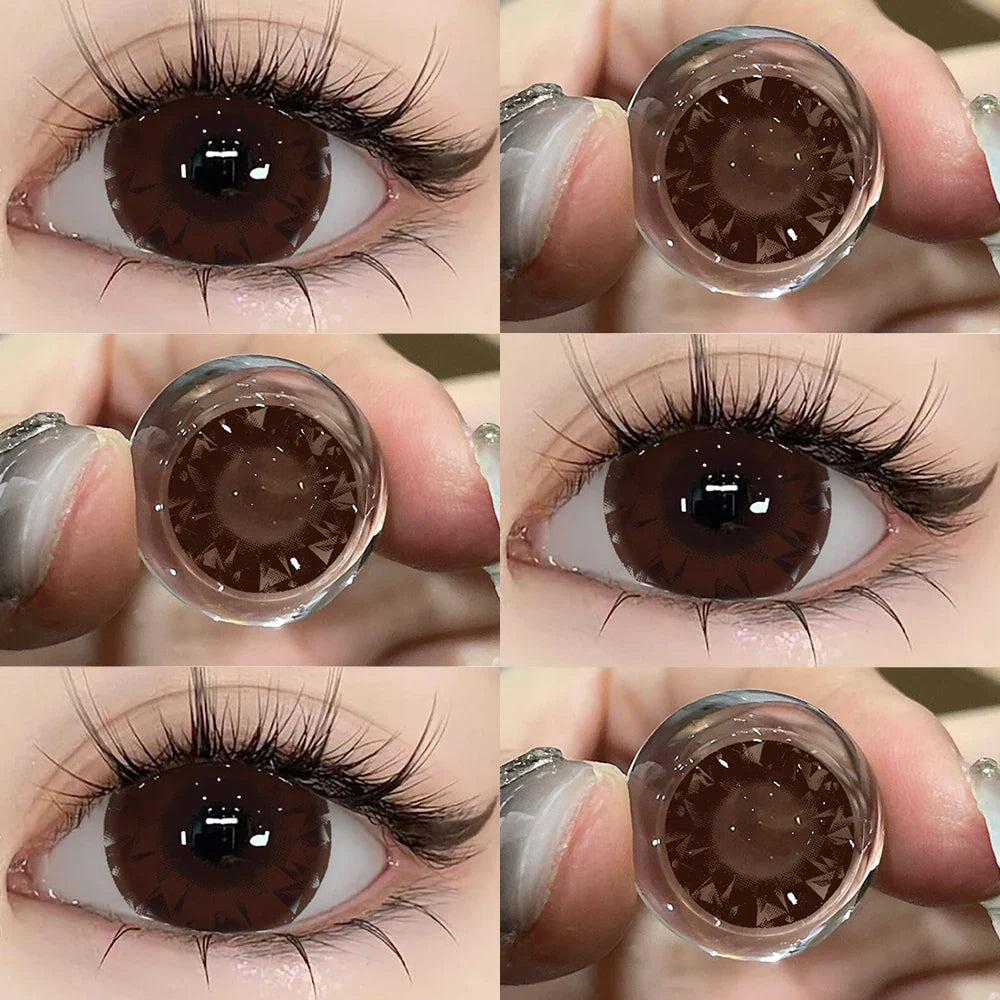 Colored Contact Beauty Blue Contacts Big Eyes Black Lens Makeup Green Lens Natural Brown Eye Lenses Cosmetics Red lens