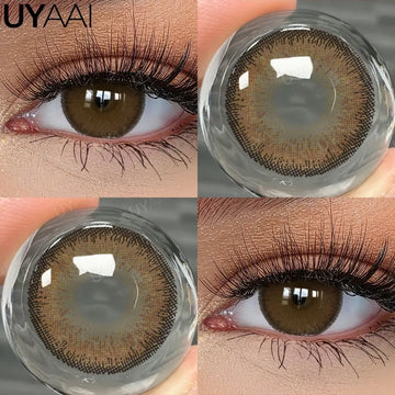 Contact Lenses Beauty Colored Pupils Green Eye Lenses Natural Look Eye Contacts Gray Fashion Soft Lenses Beauty Color Lens