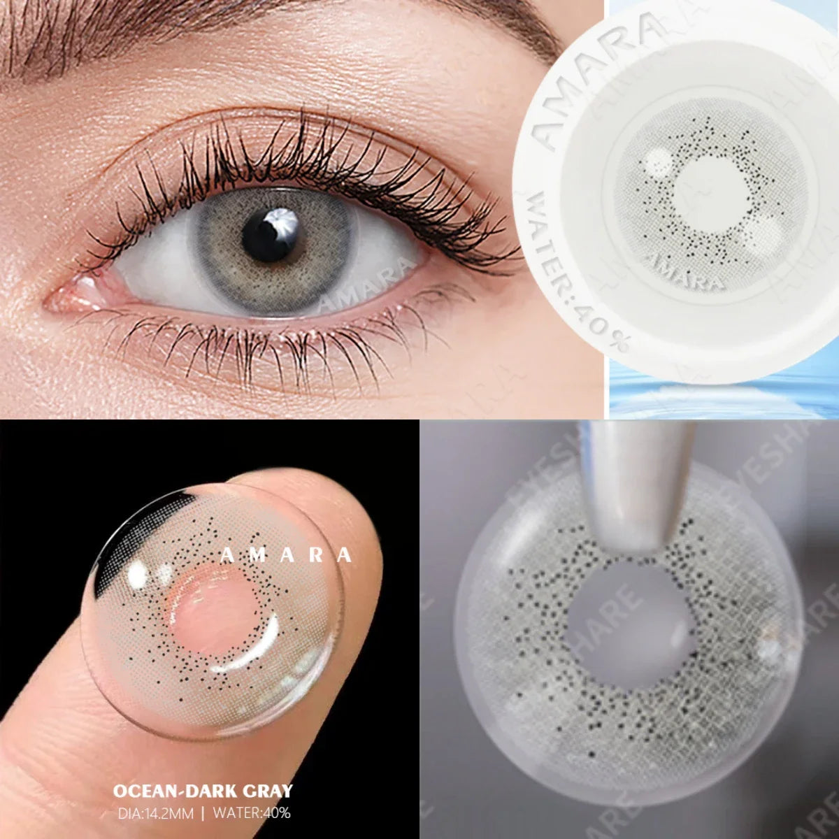 Natural Color Lens Eyes 1Pair Color Contact Lenses For Eyes Beauty Contact Lenses Eye Cosmetic Color Lens Eyes