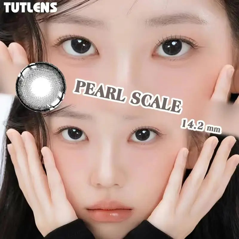 Mixed Tricolor Half Year Colored Contacts 2Pcs