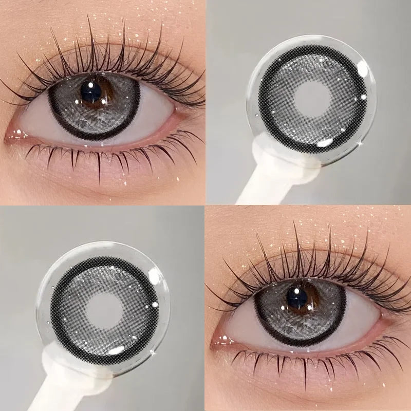 Contact Lenses for Eyes Natural Beauty Pupils Lenses Korean Brown Contacts 2PCS 1Year Fashion Green Make Up Fast Ship