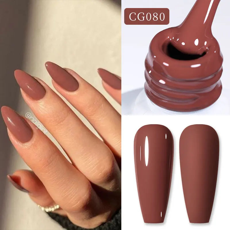 10ml Purple Red Series Gel Nail Polish Winter Dark Purple Nail Art Varnish Semi Permanent Soak Off UV LED Gel
