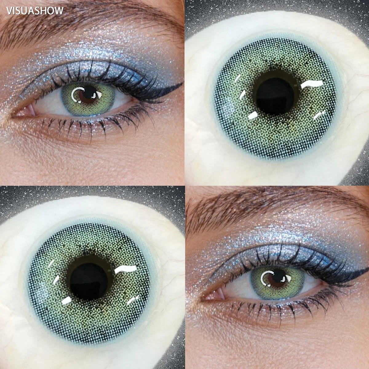 14.2mm Half Yearly Small Pupil Natural Tone Soft Colored Contact Lenses All Day Hydrating Cosmetic Lens For Daily Wear
