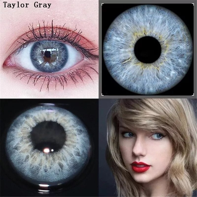 1 Pair Color Contact Lenses for Eyes Natural Brown Lenses Beauty Fashion Monet Lense Blue Lenses Green Eye Contact