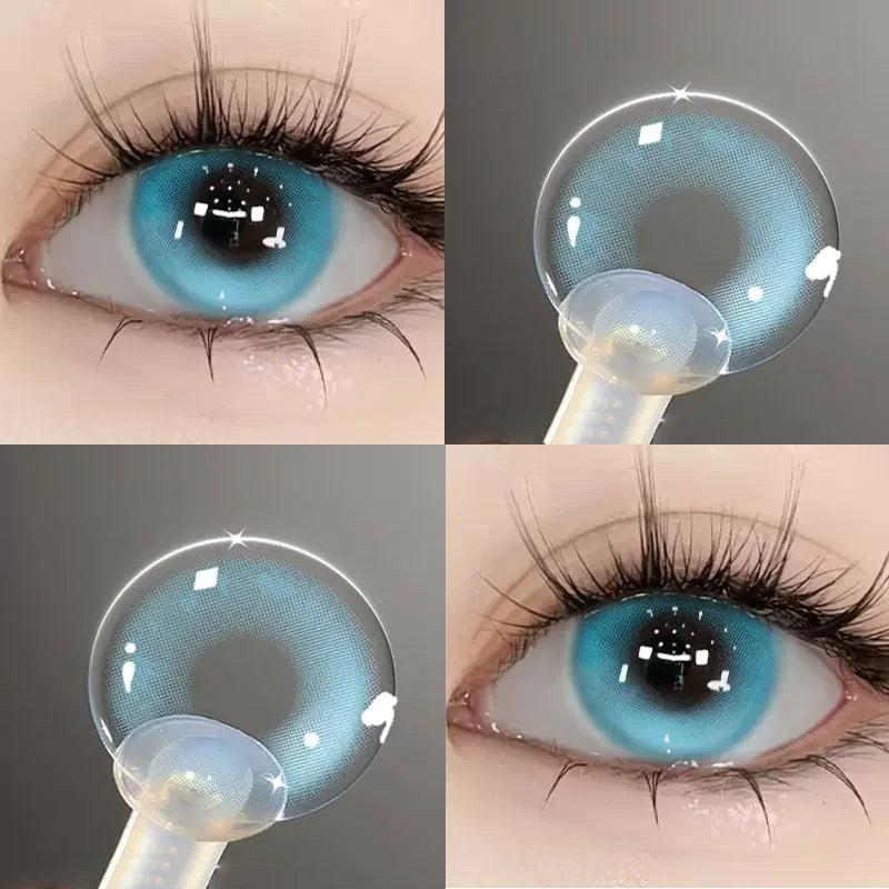 1 Pair Colored Contact Lenses Prescription Contact Lenses Cosmetics Eye Color Lens Fashion Beauty Pupil Fast Shipping