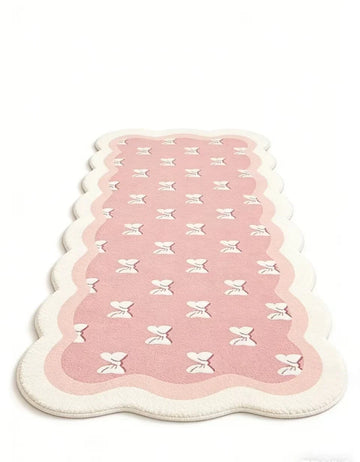  Beautiful Garden Cute Rabbit Carpet Bedroom Bedside Blanket Soft Floor Mat Rug Live Room Doormat Welcome Mat Home Decorat