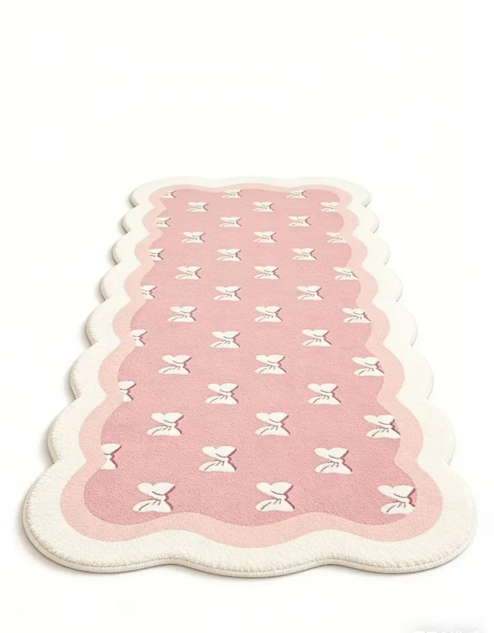  Beautiful Garden Cute Rabbit Carpet Bedroom Bedside Blanket Soft Floor Mat Rug Live Room Doormat Welcome Mat Home Decorat