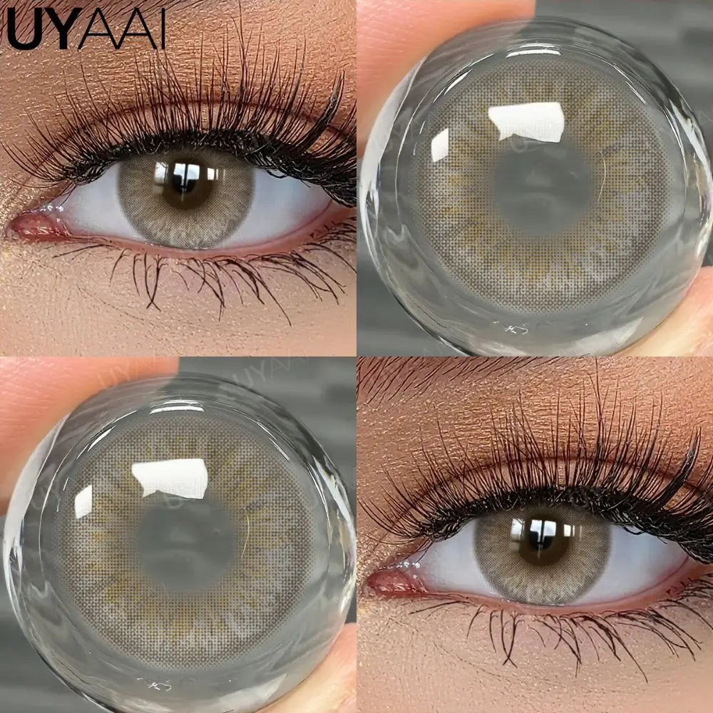 Contact Lenses Beauty Colored Pupils Green Eye Lenses Natural Look Eye Contacts Gray Fashion Soft Lenses Beauty Color Lens