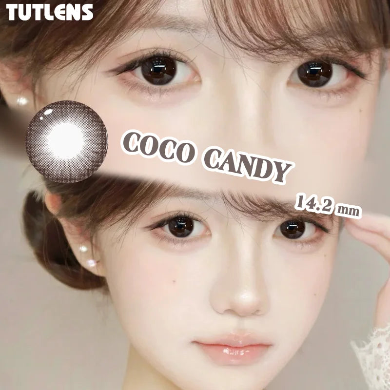 2PCS Mixed Tricolor Cosmetic Contact Lenses | Half-Year Disposable Soft Lenses
