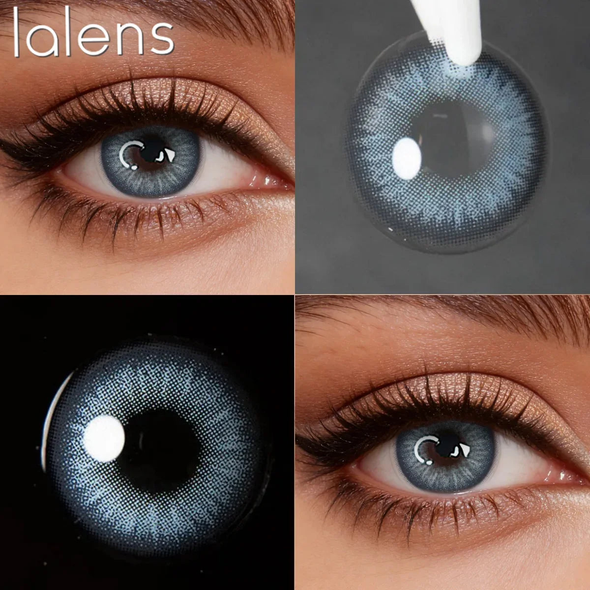 Natural Brown Half Yearly Disposable Colored Contact Lenses Daily Cosmetic Eye Contacts for Dating Makeup