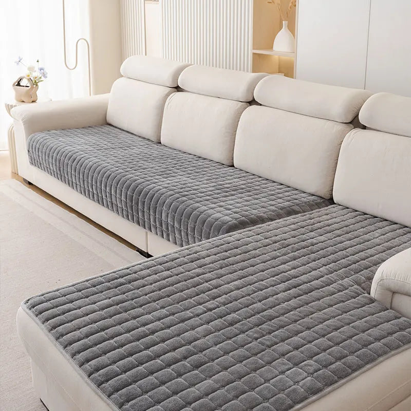 2PC-Combination sofa cushion pet sofa protection pad, soft, thick and wear-resistant sofa cushion, machine washable