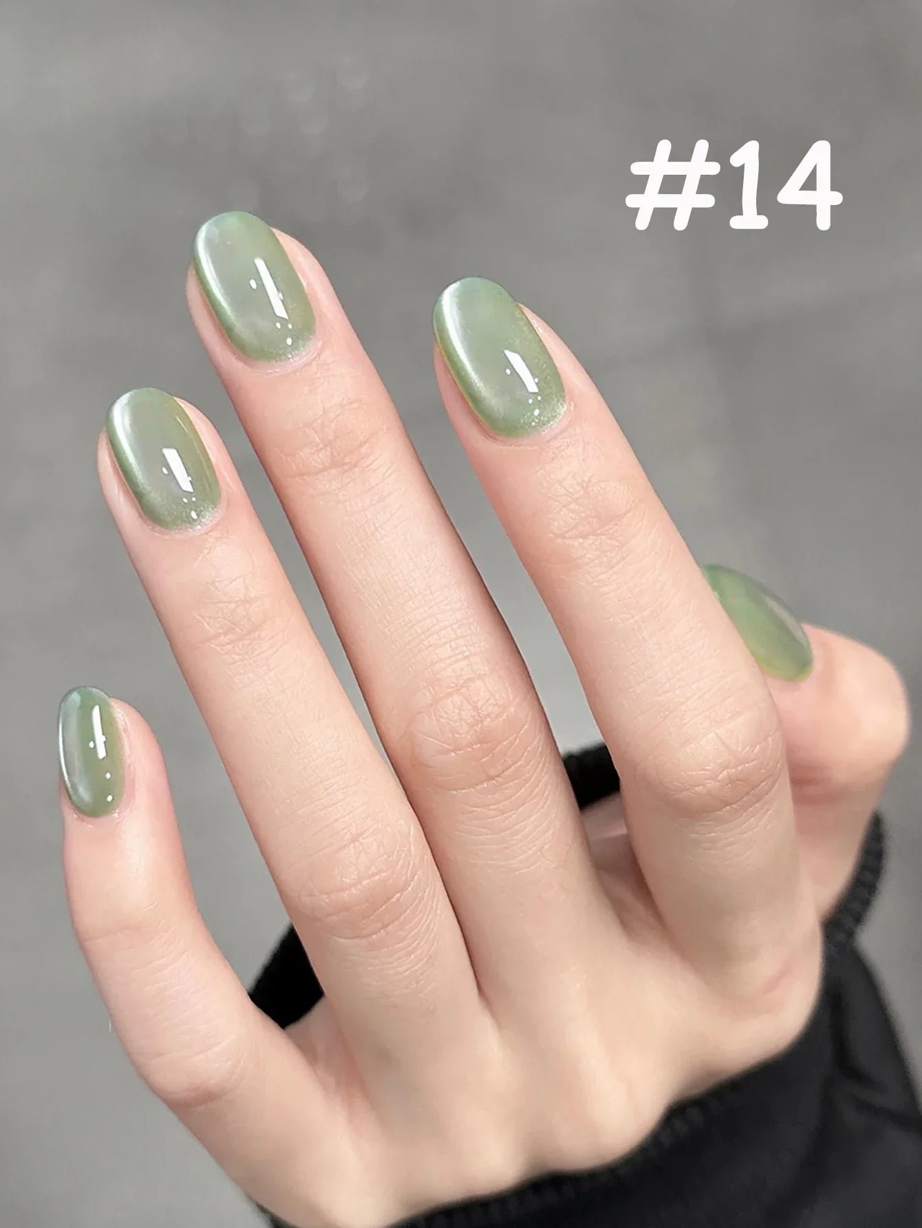 12ml 1-16pcs Autumn Nails New Clear Pink Glass Bead Moonlight Magnet Cat Eye Gel Nail Polish Whitening Nail Supplies