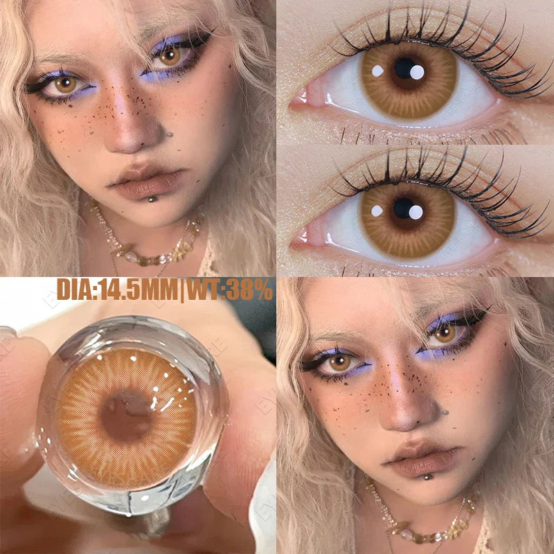 2pcsCosplay Anime Eyes Lenses for Eyes NEBULA Makeup Sharingan Beauty Contact Lenses Eye Cosmetic Color Lens Eyes