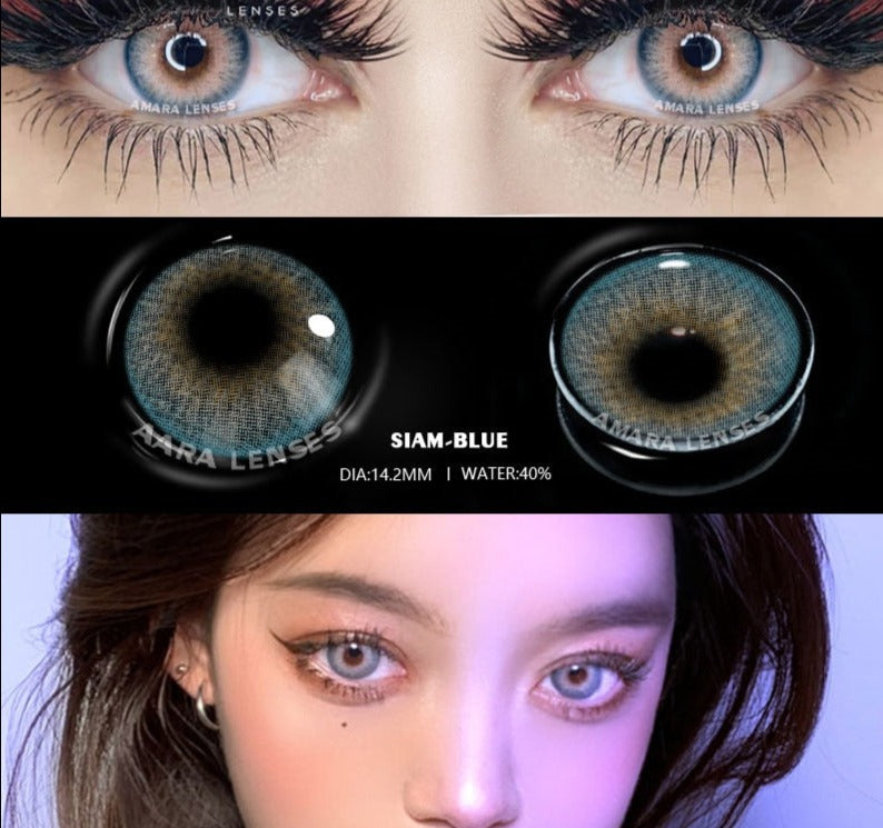 1 Pair Color Contact Lenses for Eyes Natural Brown Lenses Beauty Fashion Monet lense Blue Lenses Green Eye Contact
