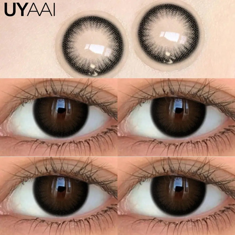 NEW Contact Lenses Beauty Eye Color Lenses Black Lens Fashion Eye Beauty Makeup Lenses Soft and Comfortable Blue Contacts