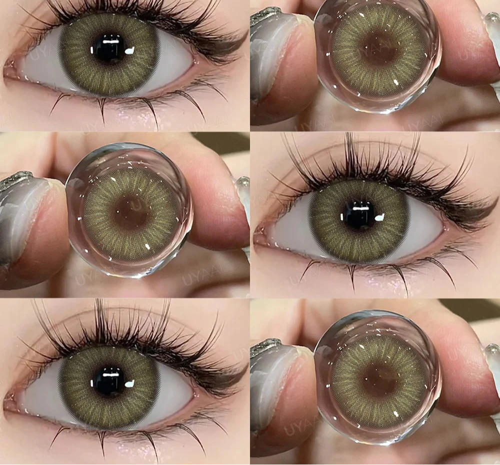 NEW Colored Contact Lenses  Natural Look Lens Women Beauty Color Pupils Green Contact Lens Blue Contact Lenses Brown Lens