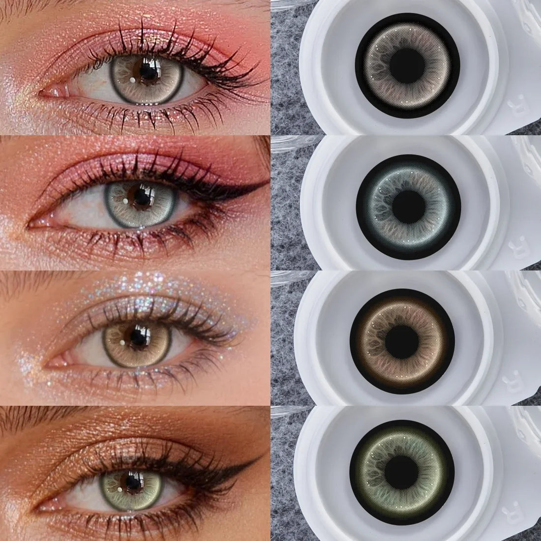 14.5mm Enlarging Effect 6 Months Colored Contact Lenses Fashion Soft Lens For Daily Makeup Eye Contacts