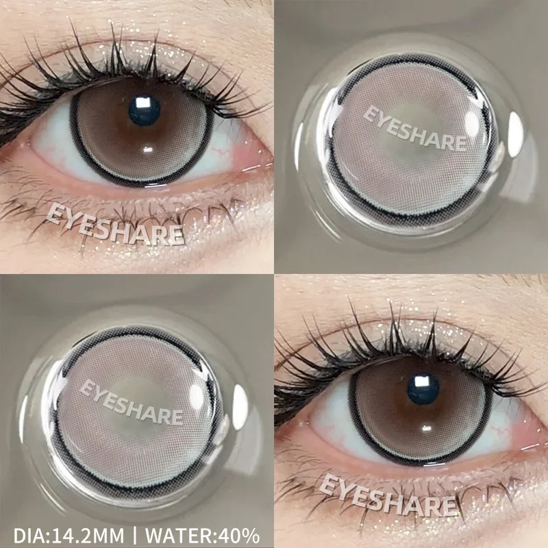 Colored Contact Lenses for Cosplay 2pcs Eyes Makeup Yearly Anime Fashion Purple Lenses Red Contact Lenses Pink Contacts