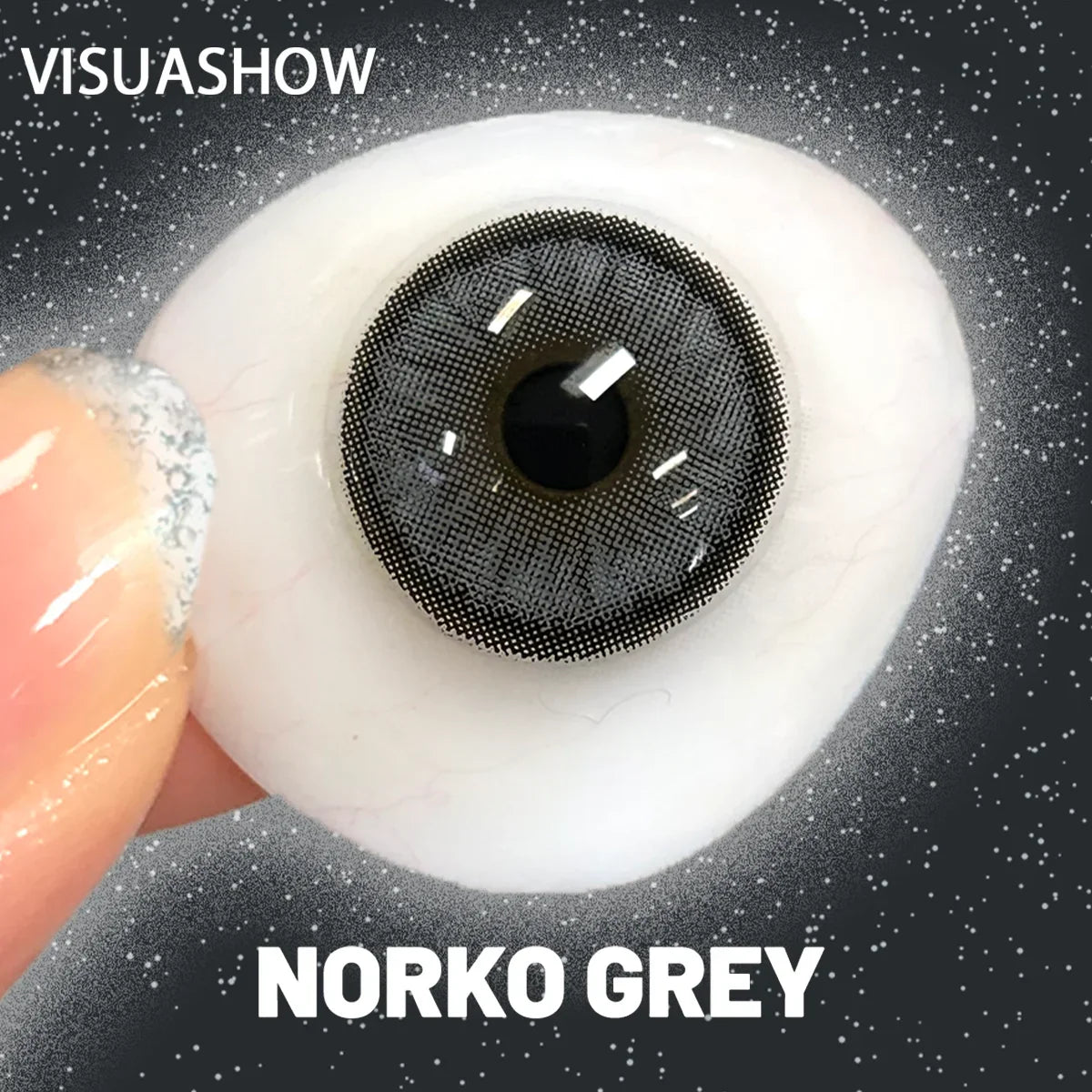 Natural Gray Colored Contact Lenses,  Soft Eye Lenses for Daily Wear, Office, Dating, Party, Travel & Beauty Makeup