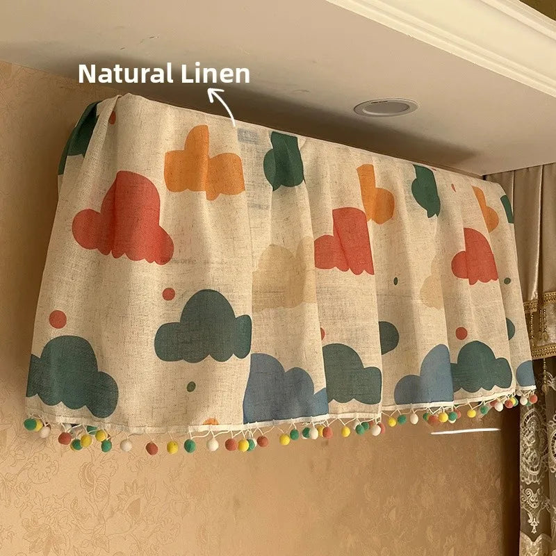 Dustproof Cover for Split Type Air Conditioner Universal Windproof Curtain Postpartum Care Direct Blow Airflow Blocking Curtain