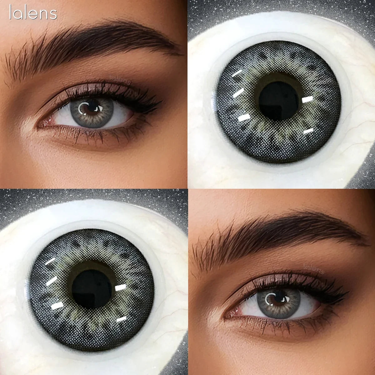 14.2mm 6 Months Disposable Colored Contact Lenses for Daily Dating Soft Lens Eye Beauty Makeup Contacts