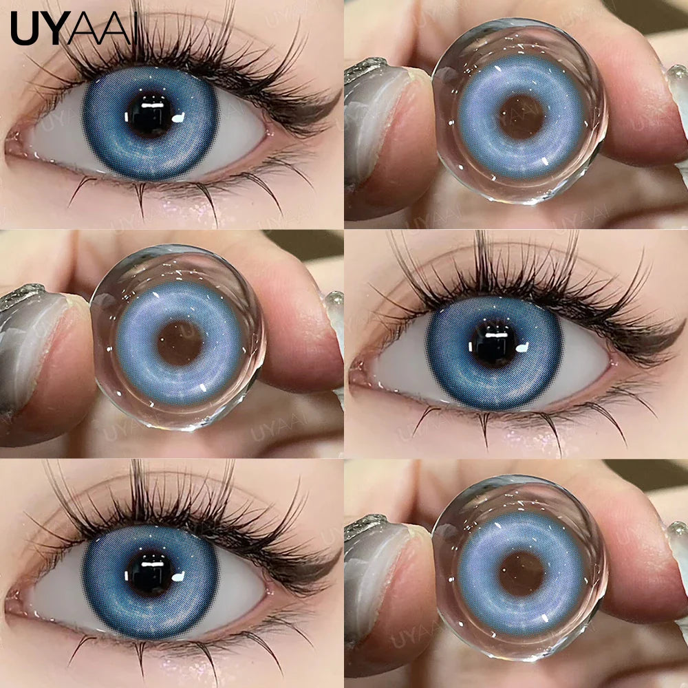 Cosplay Contact Lenses Cosmetics Blue Lens Eye Color Lenses Sharingan Halloween Makeup Red Lenses White Lenses Yellow Lens