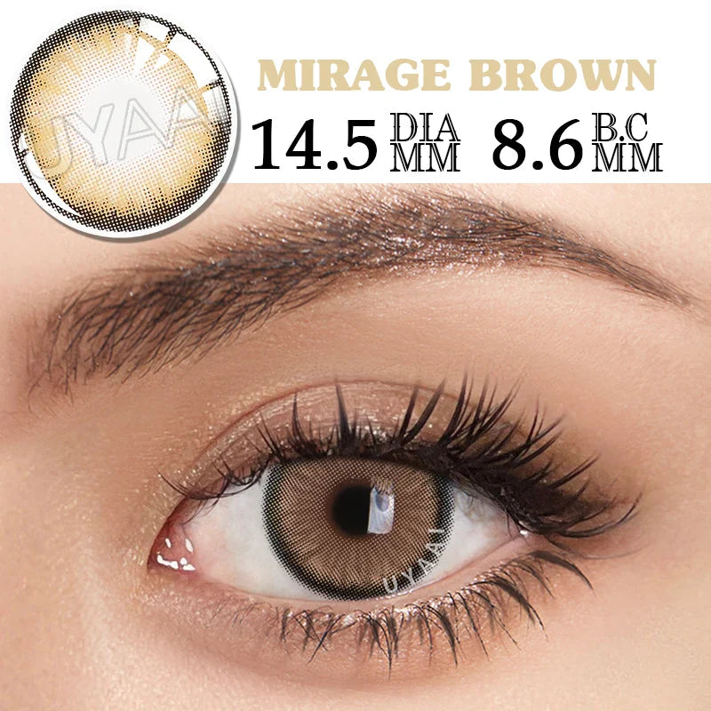 1 Pair Brown Natural Eye Color Lens Blue Color Contact Lenses for Eyes Aesthetic Lenses Purple Eye Contacts