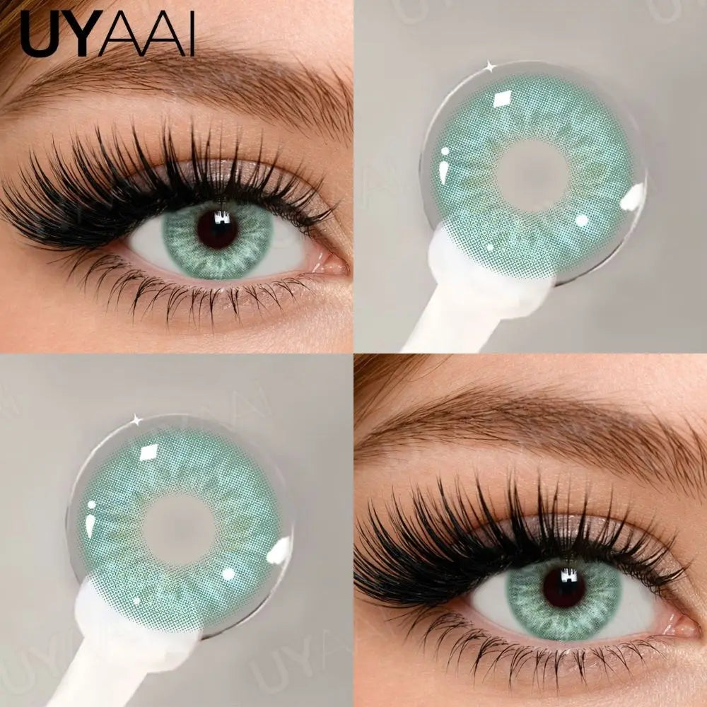 Colored Contact Lenses Makeup Green Lenses Beauty Siri Blue Colored Pupils Cosmetic Natural Brown Pupils 14.5mm Big Eyes