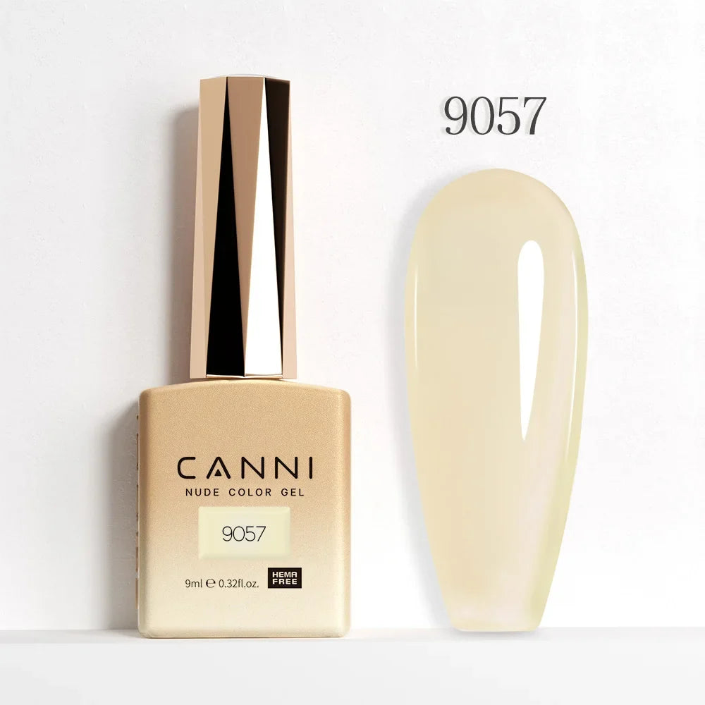 Nail Gel Polish HEMA FREE Translucent Jelly Gel Varnish Semi Transparent Super Glossy Ultra Consistency Round Shape Brush