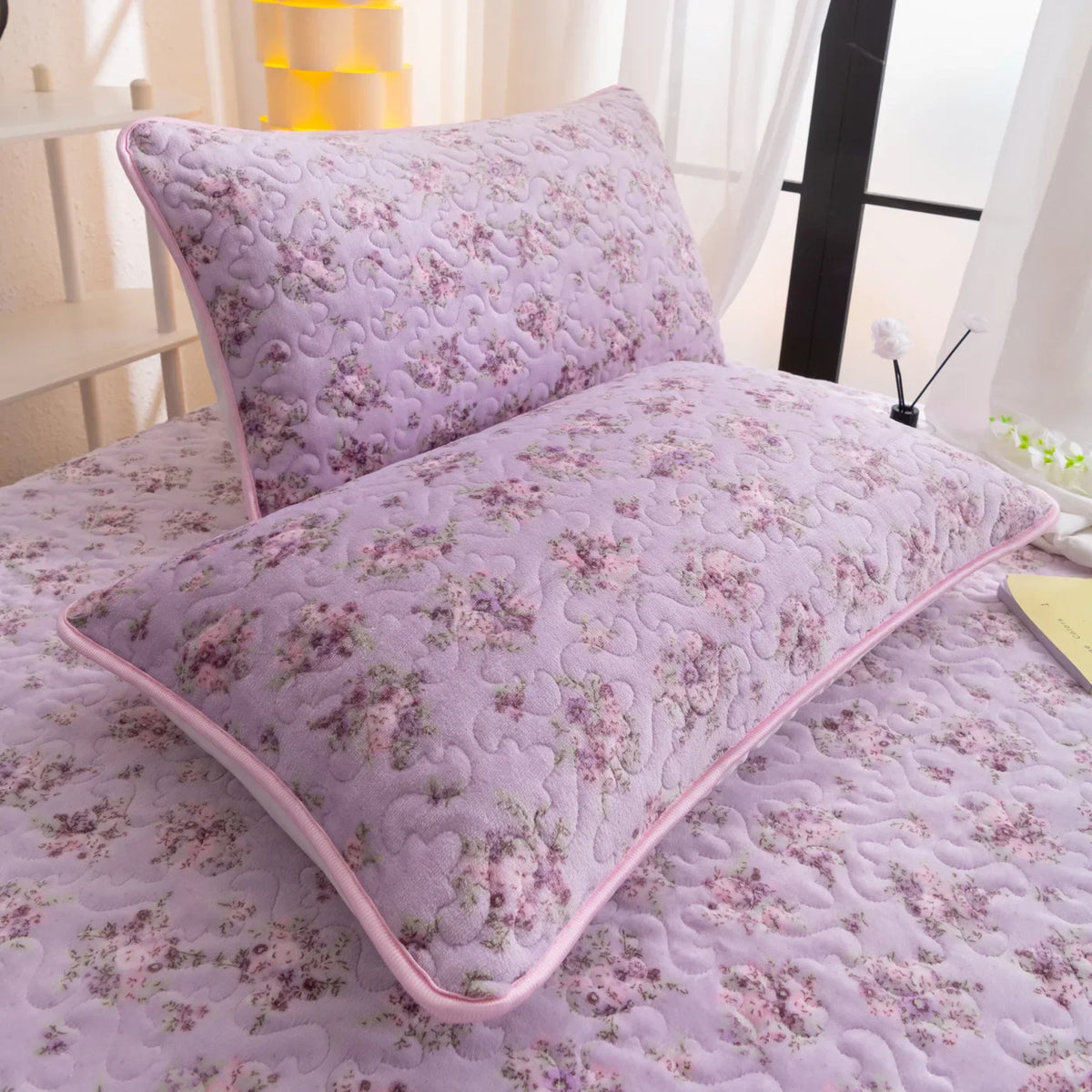 Quilted Cotton Milk Velvet Pillow case Household 48x74cm Pillow Core Inner Liner Protective Cover Thicken Envelope Pillowcase