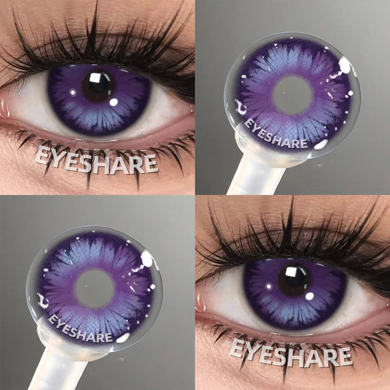 1 Pair Pink Cosplay Contact Lenses for Eyes Lenses Anime Lenses Anime Accessories Lenses Purple Lenses Red Lens