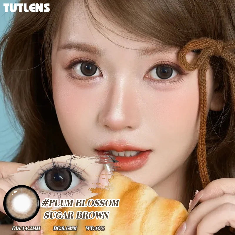 2PCS Mixed Color Cosmetic Contact Lenses, Half Year Wear
