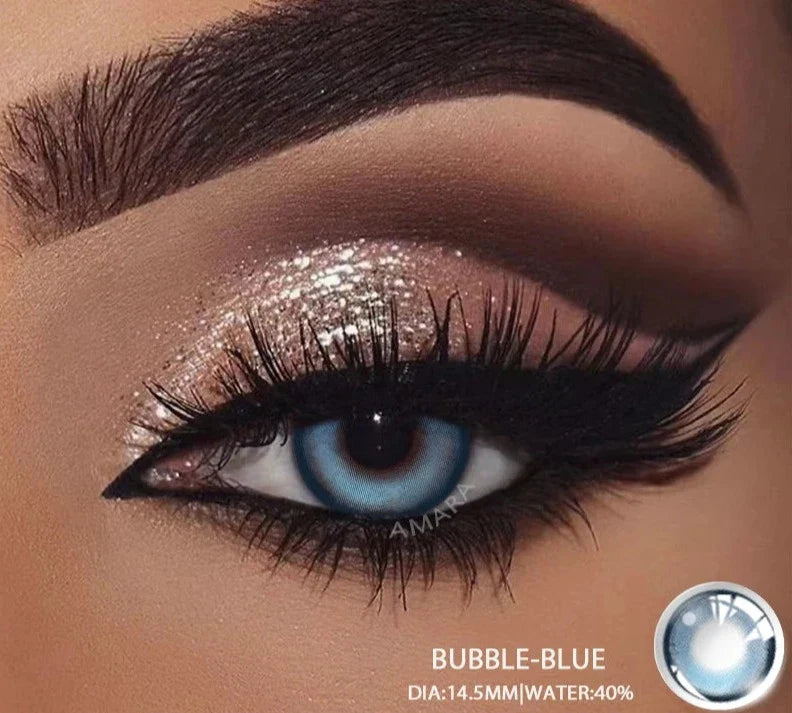1 Pair Colored Contact Lenses Natural Look Brown Eye Lenses Gray Contact Eye Lenses Blue Lenses Contacts for Dark Eyes
