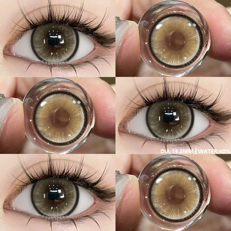 1Pair New Color Contact Lenses for Eyes Cosmetic High Quality Blue Lenses Green Contact Fashion Cosmetic Eye Contacts
