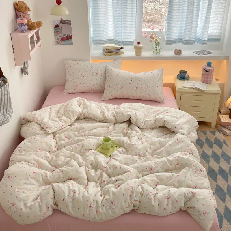 100% Cotton Double Layer Gauze Bedding Set