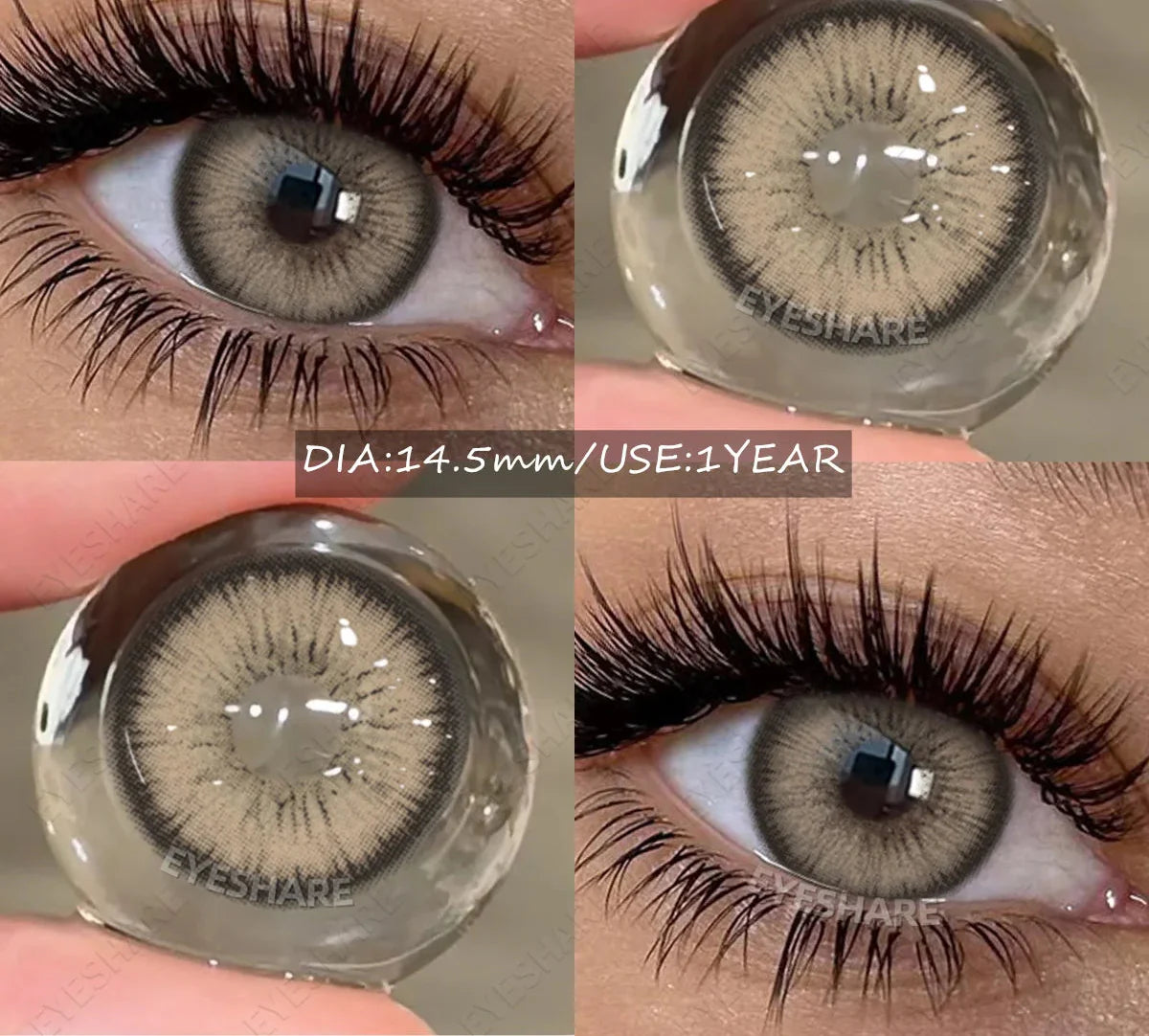 Natural Colored Contact Lens Brown Eyes Makeup Lenses Blue Color Lens Green Eyes Contacts Gray Beautiful Pupil Yearly