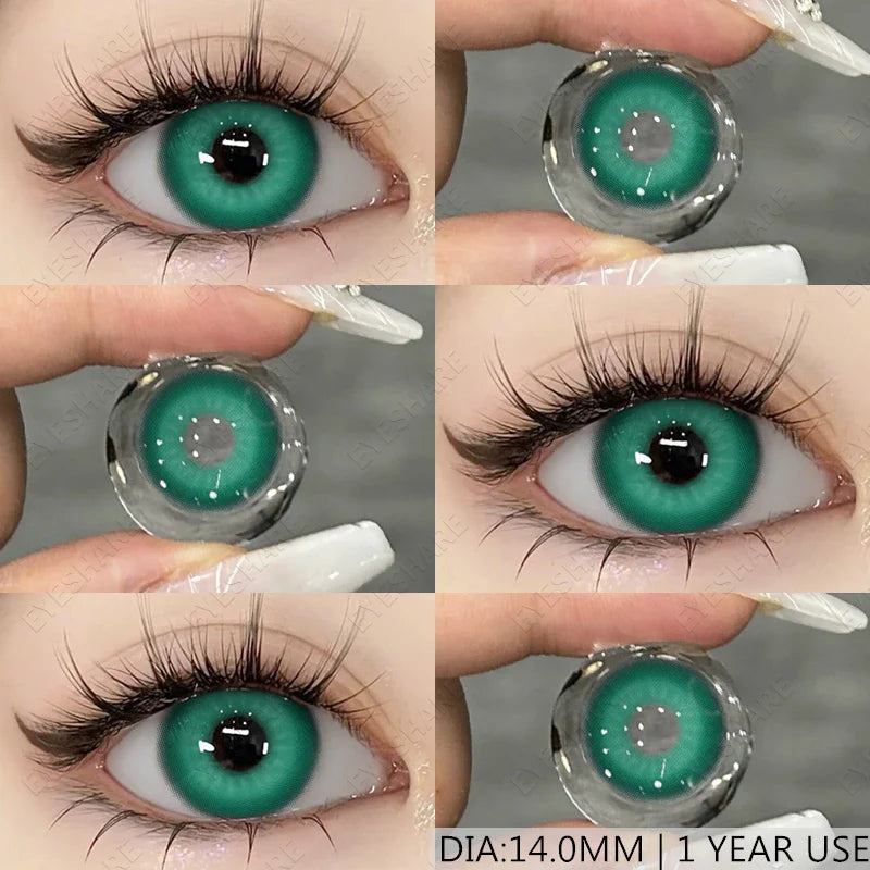 1 Pair Pink Cosplay Contact Lenses for Eyes Lenses Anime Lenses Anime Accessories Lenses Pink Lenses Red Lens