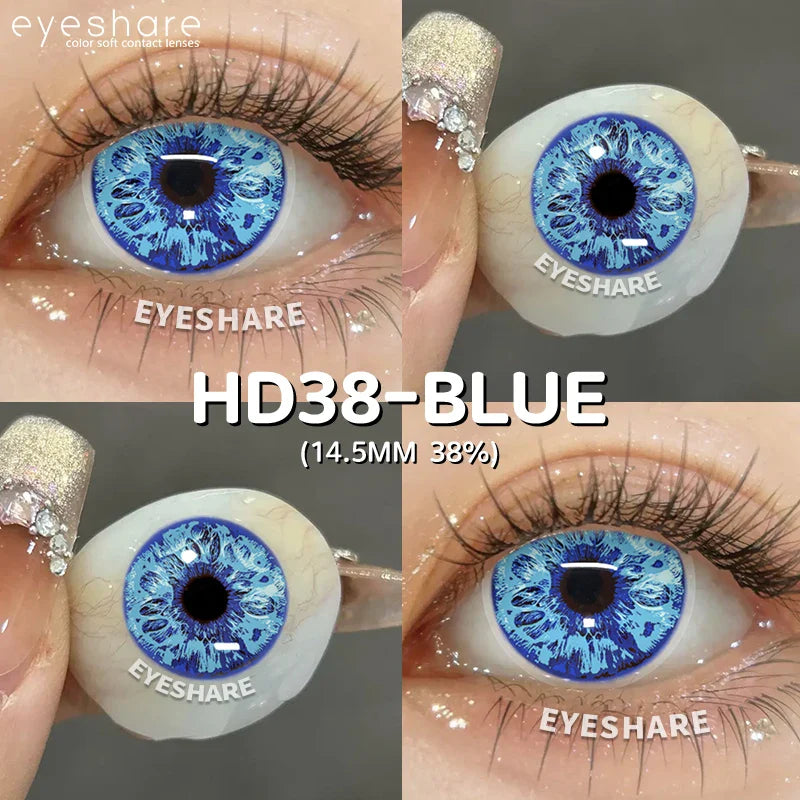 Cosplay Color Contact Lenses for Eyes Makeup Halloween Beauty Contact Lenses Eye Cosmetic Color Lens Eyes Anime Accessories