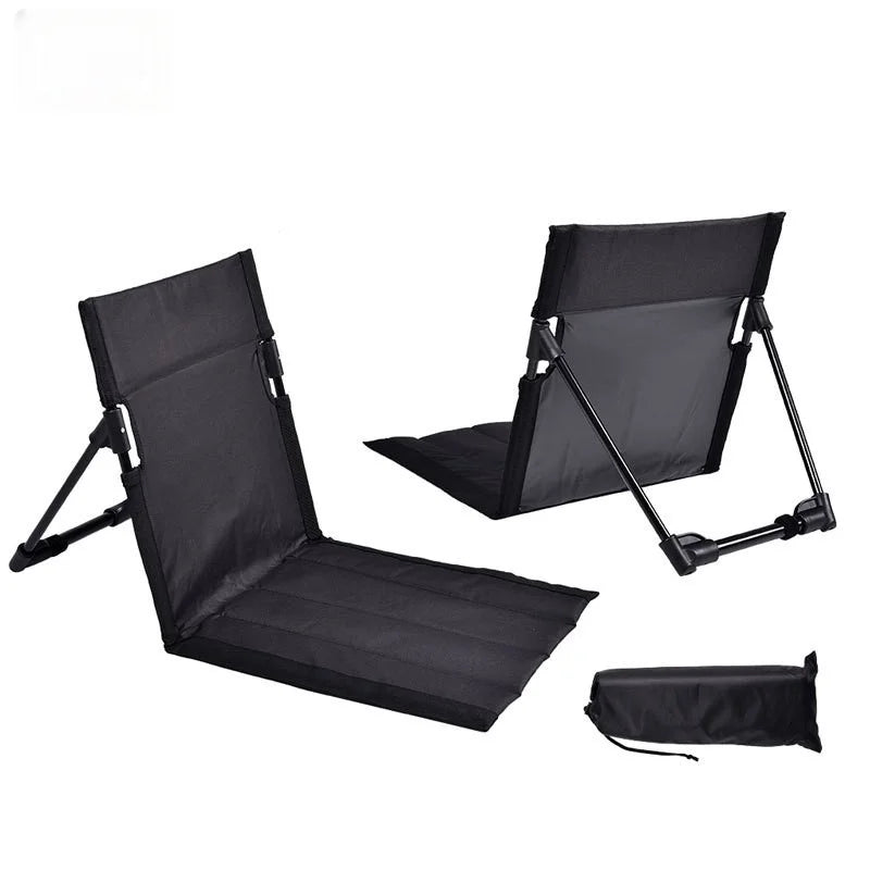 Ultra-Light Folding Camping Chair with Backrest,Outdoors Relaxing Floor Seat for SwimmingPool Beach Lawn Picnic Road Trips