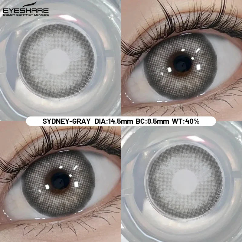 Big Eyes Color Contact Lenses Fashion Blue Colored Contact Lense Brown Softlenses Green Beauty Pupils Yearly Use