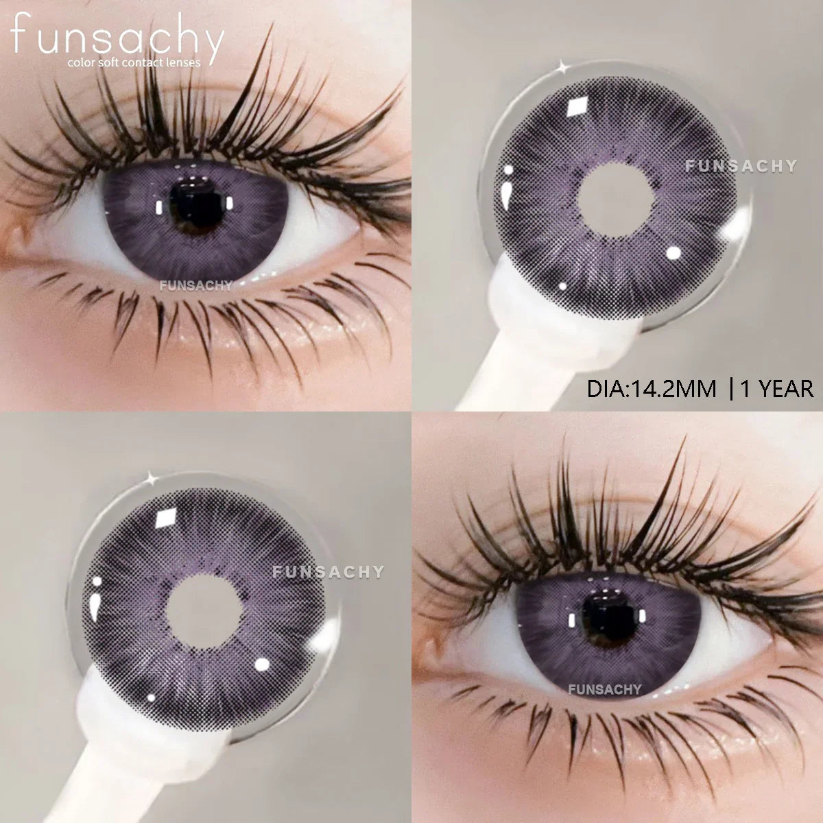 1 pair Colorcon Contact Lenses for Eyes Black Lenses Beautiful Cosmetic Pupil Blue Lenses Big Eyes Contacts Lens Yearly