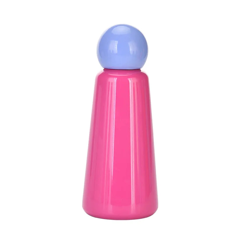 500ML INS Thermos Cup For Childrens Double Stainless Steel Vacuum Flasks Outer Camping Sports Drinkware Student's WATER BOTTLE