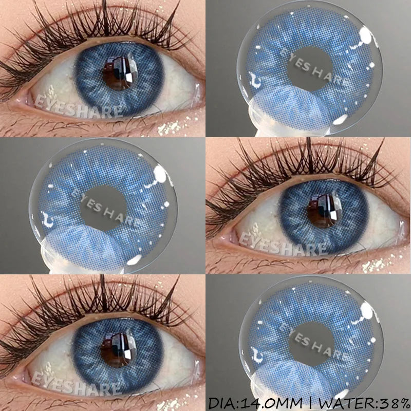 1 Pair Color Contact Lenses for Eyes Blue Eye Contacts Brown Natural Contact Lenses Gray Pupils Green Contacts Yearly