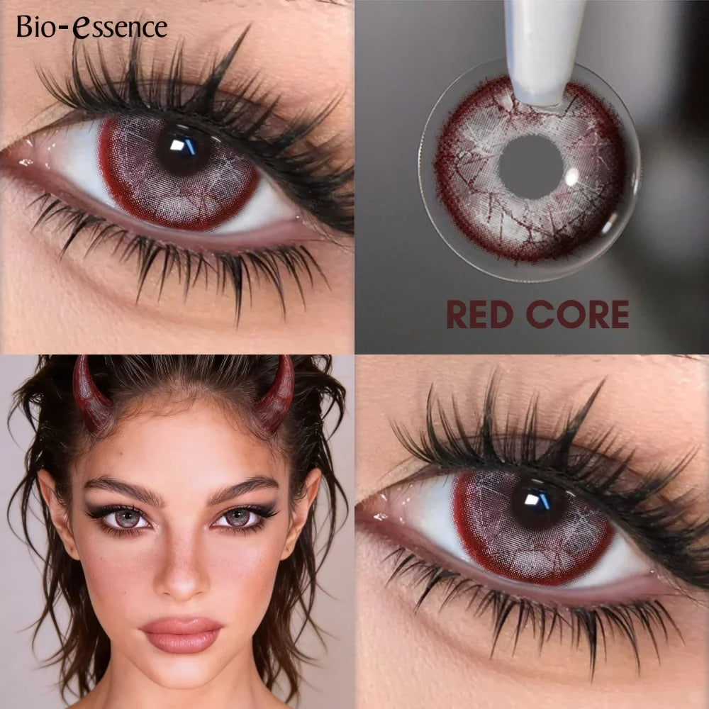 Red Cosplay Contact Lenses for Eyes Halloween Lenses Anime Lense Lenses Anime Accessories 2PCS